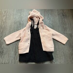 Zara X GAP waffle sweatshirt and dress 12-18 months